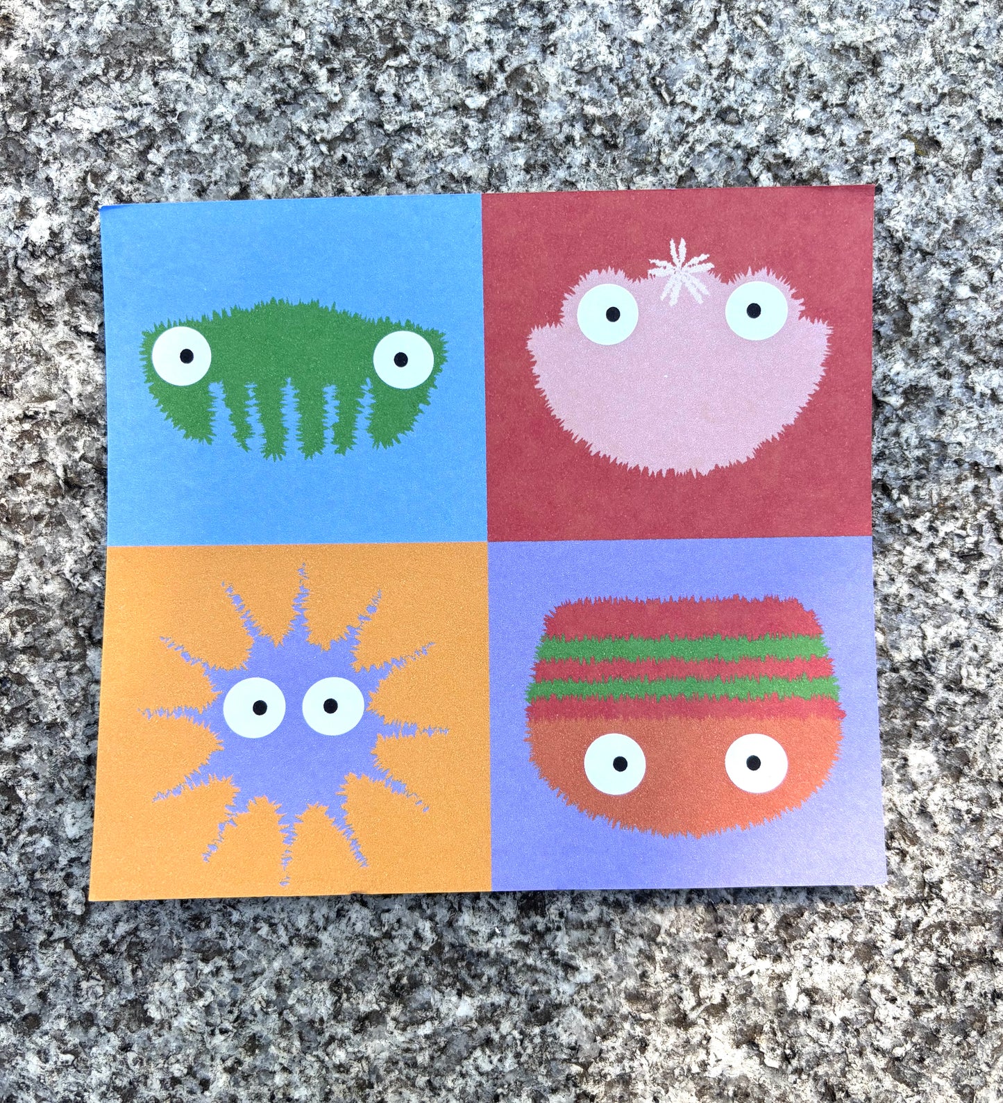 Carte postale N-2 Collection Nita monster