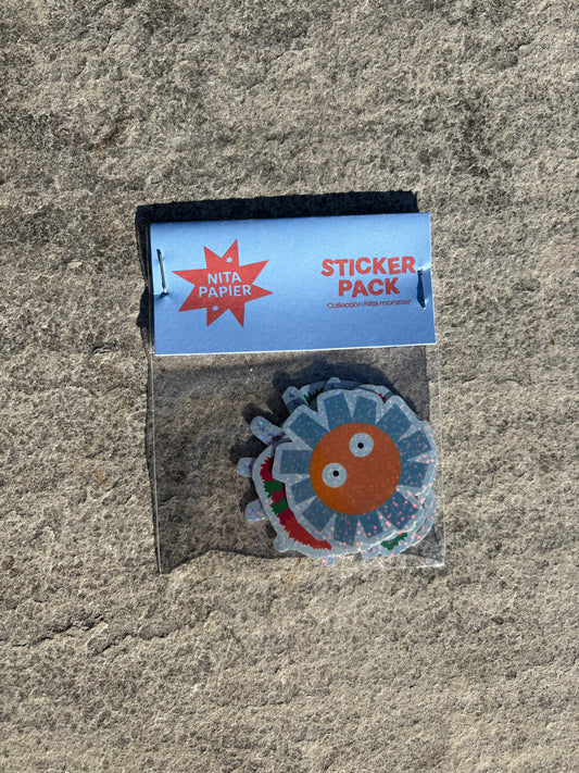 Pack de stickers                  Collection Nita monster