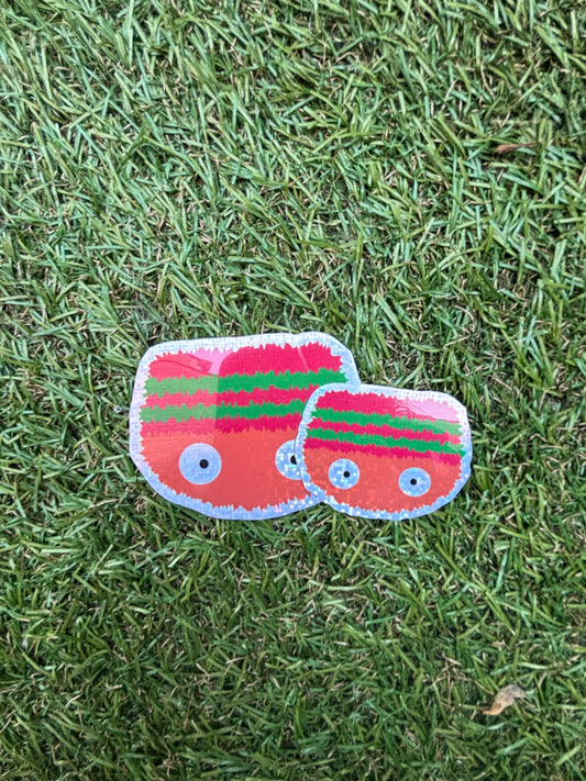 Lots de 2 stickers                  Collection Nita monster
